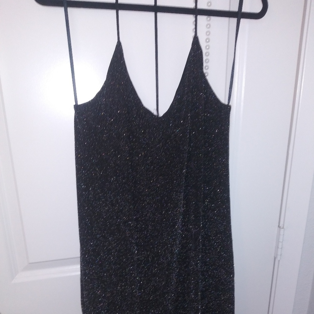 BCBGeneration black  crystal embellishments size L